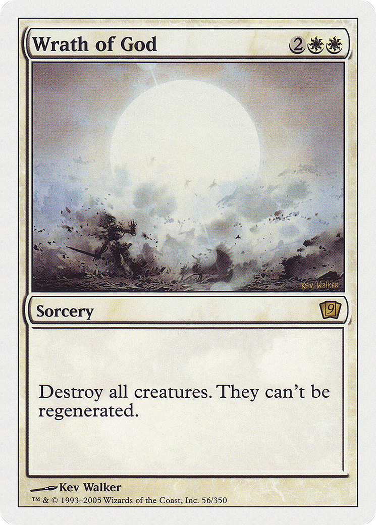 Wrath of God (9ED-056) - 9th Edition