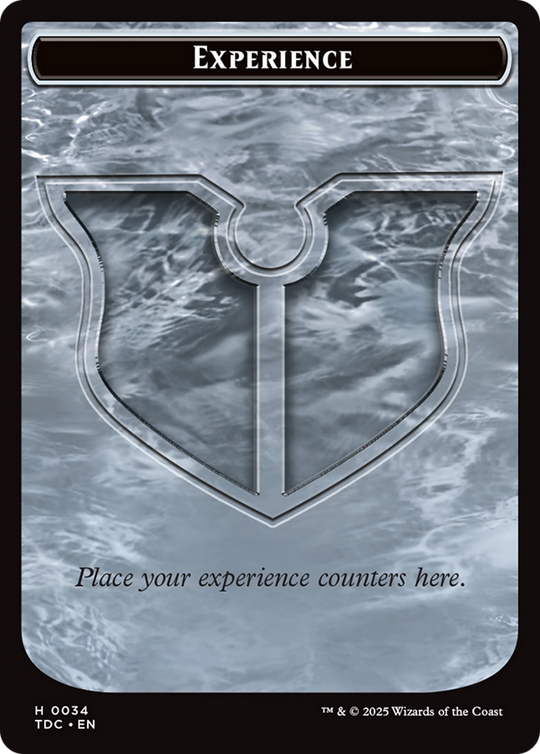Experience // Treasure Double-Sided Token (TDC-34 // 16) - Commander: Tarkir: Dragonstorm
