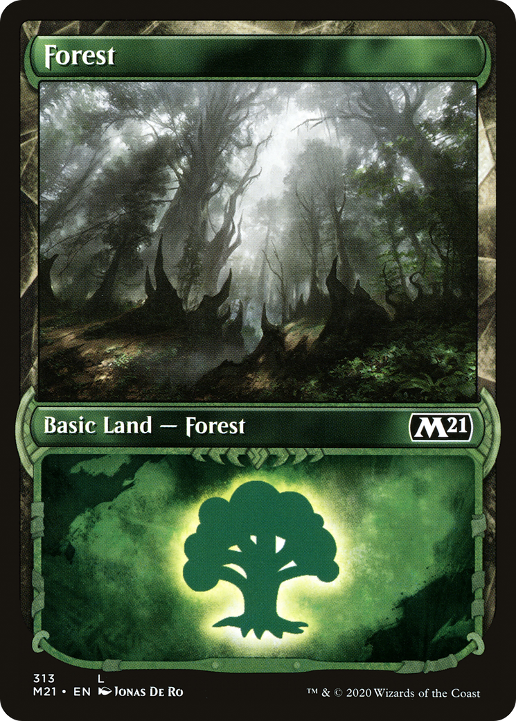 Forest (Showcase) (M21-313) - Core Set 2021: (Showcase)