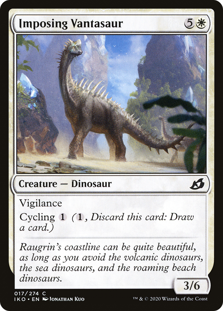 Imposing Vantasaur (IKO-017) - Ikoria: Lair of Behemoths