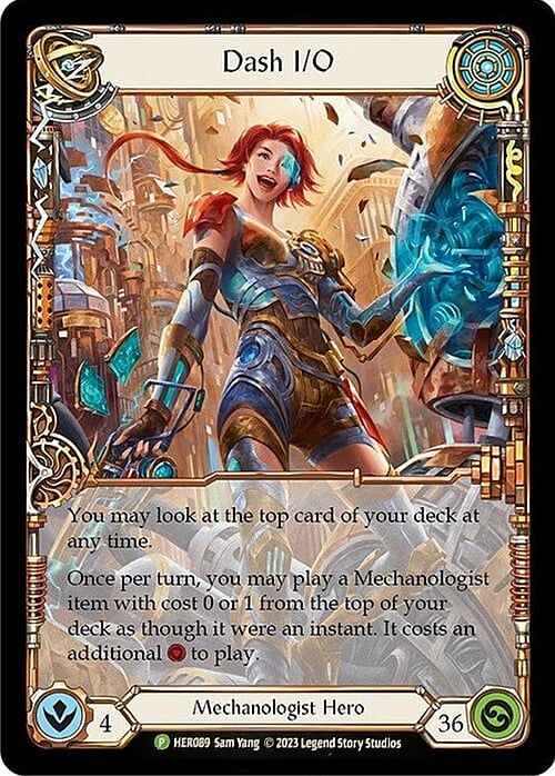 Dash I/O [HER089] (Promo)  Cold Foil | The CG Realm