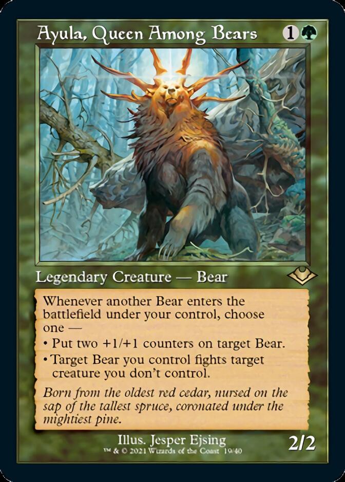 Ayula, Queen Among Bears (Retro Foil Etched) [Modern Horizons] | The CG Realm