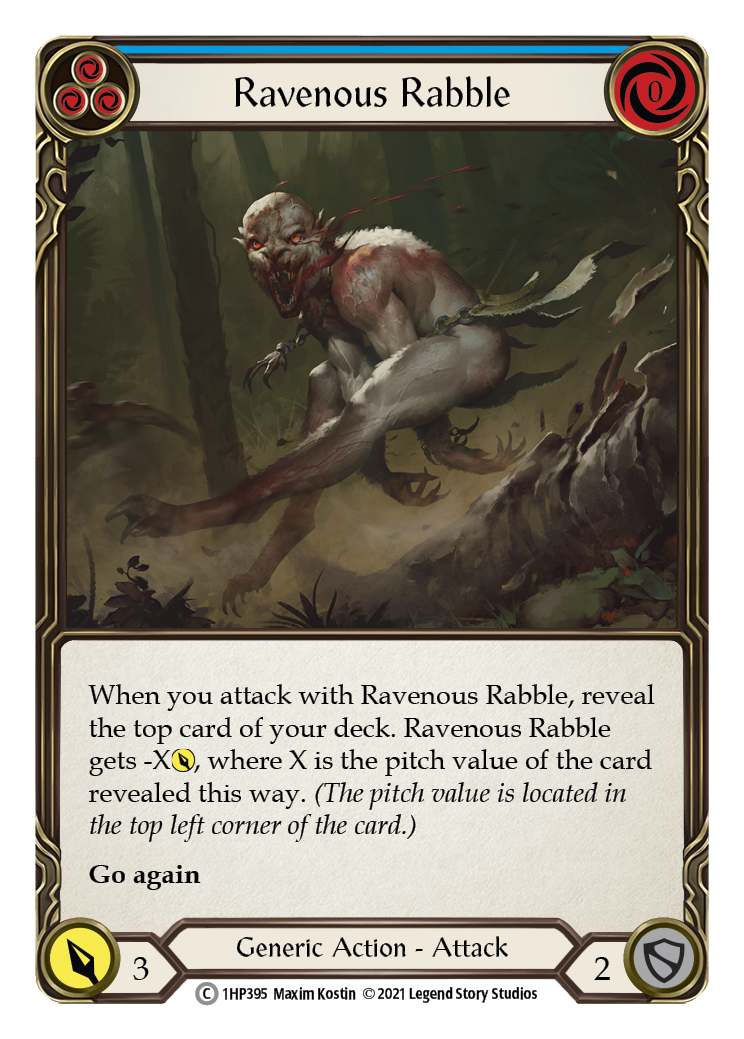 Ravenous Rabble (Blue) [1HP395] (History Pack 1) | The CG Realm