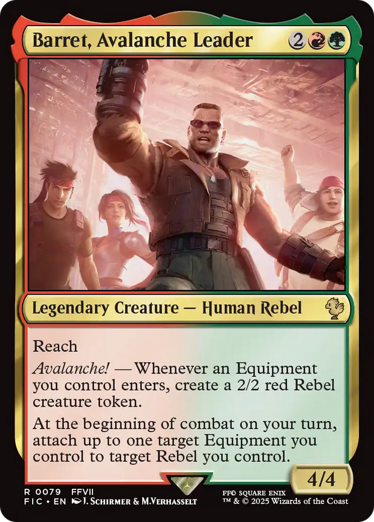 Barret, Avalanche Leader [FINAL FANTASY Commander] | The CG Realm
