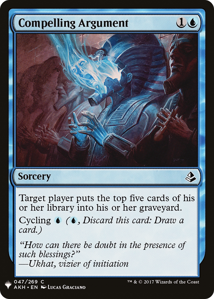 Compelling Argument (LIST-AKH-47) - The List