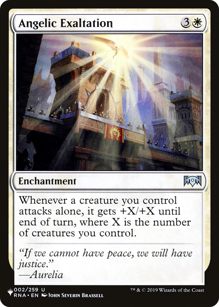 Angelic Exaltation [The List] | The CG Realm