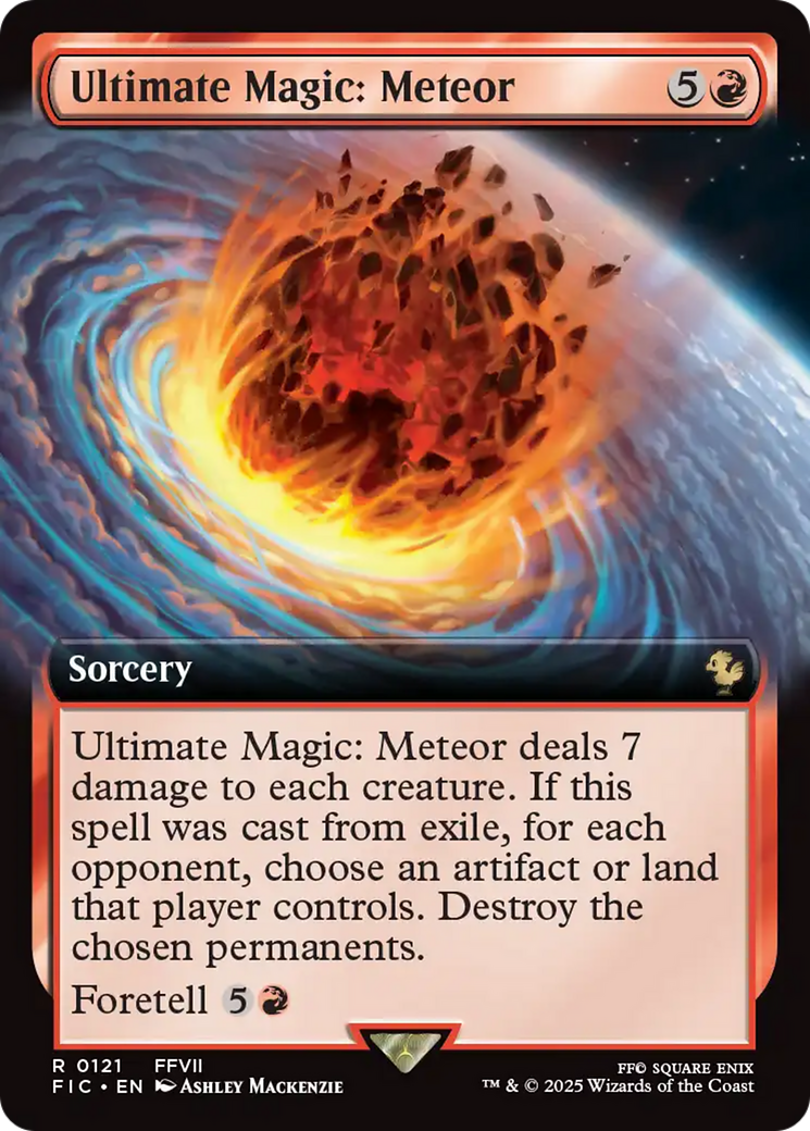 Ultimate Magic: Meteor (Extended Art) [FINAL FANTASY Commander] | The CG Realm