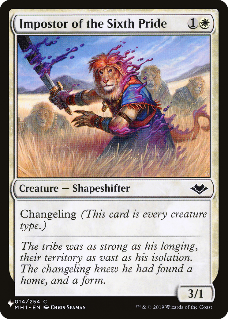 Impostor of the Sixth Pride [The List] | The CG Realm