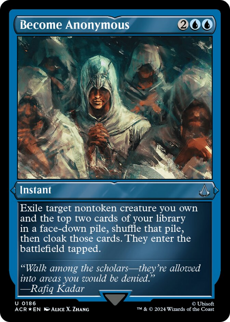 Become Anonymous (Foil Etched) [Assassin's Creed] | The CG Realm