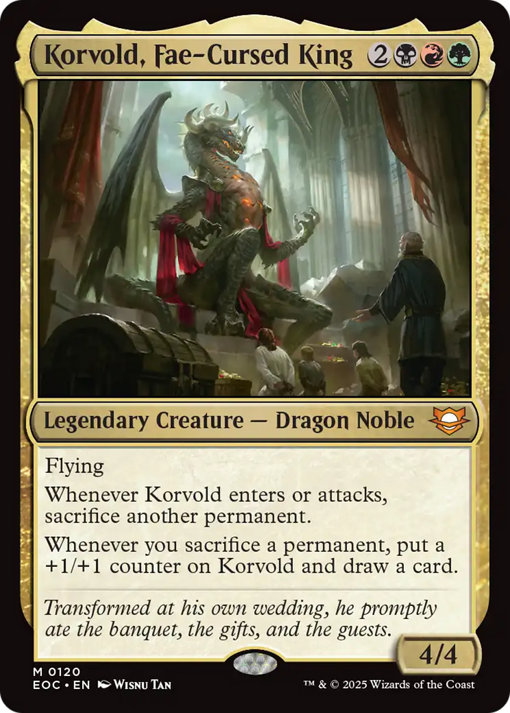 Korvold, Fae-Cursed King [Edge of Eternities Commander] | The CG Realm
