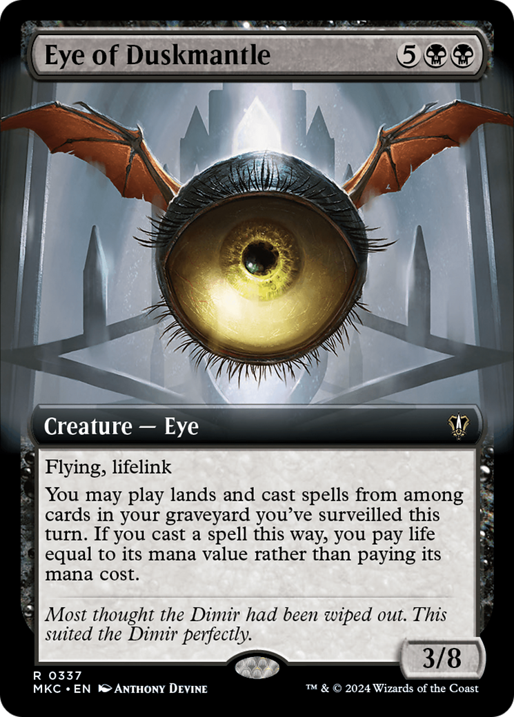 Eye of Duskmantle (Extended Art) [Murders at Karlov Manor Commander] | The CG Realm