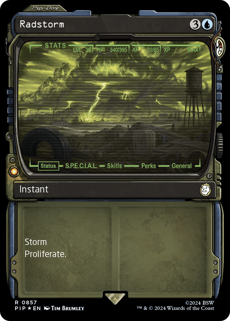Radstorm (Showcase) (Surge Foil) [Fallout] | The CG Realm