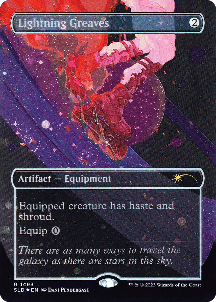 Lightning Greaves (1493) (Galaxy Foil) [Secret Lair Drop Series] | The CG Realm