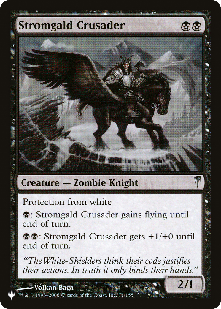 Stromgald Crusader [The List] | The CG Realm