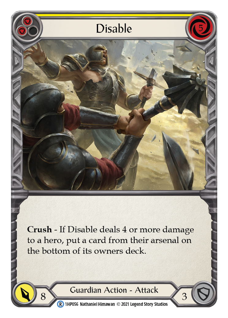 Disable (Yellow) [1HP056] (History Pack 1) | The CG Realm