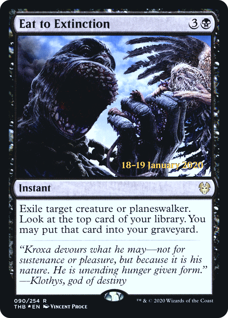 Eat to Extinction (PRE-90S) - Theros Beyond Death Promos Foil