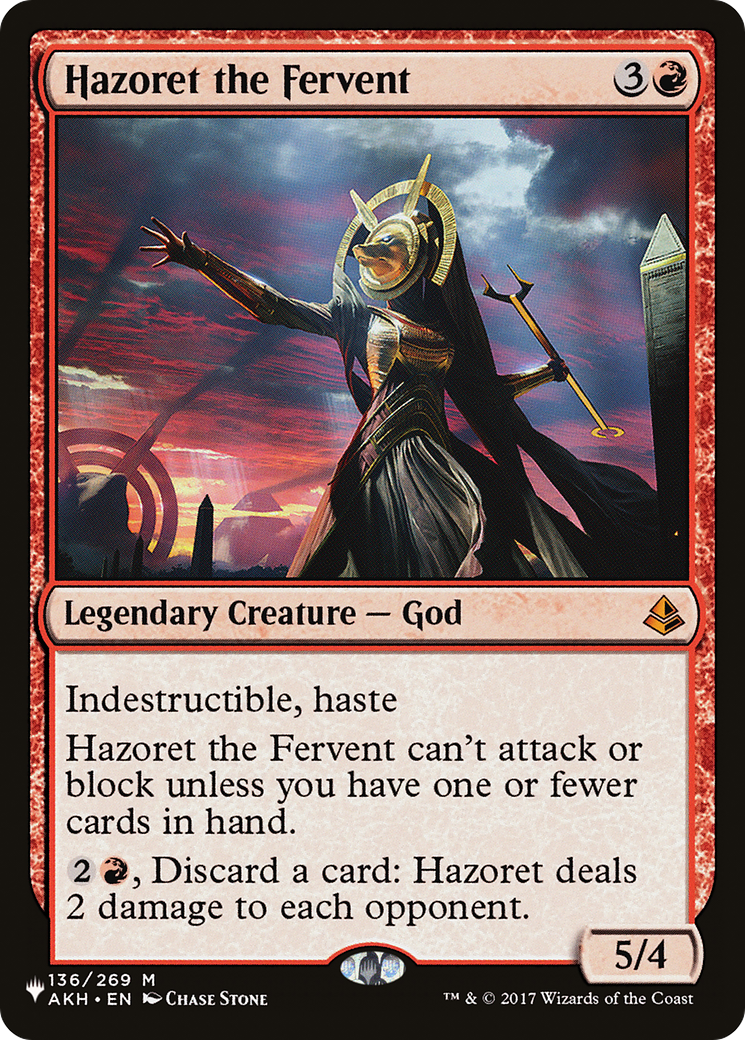 Hazoret the Fervent [The List] | The CG Realm