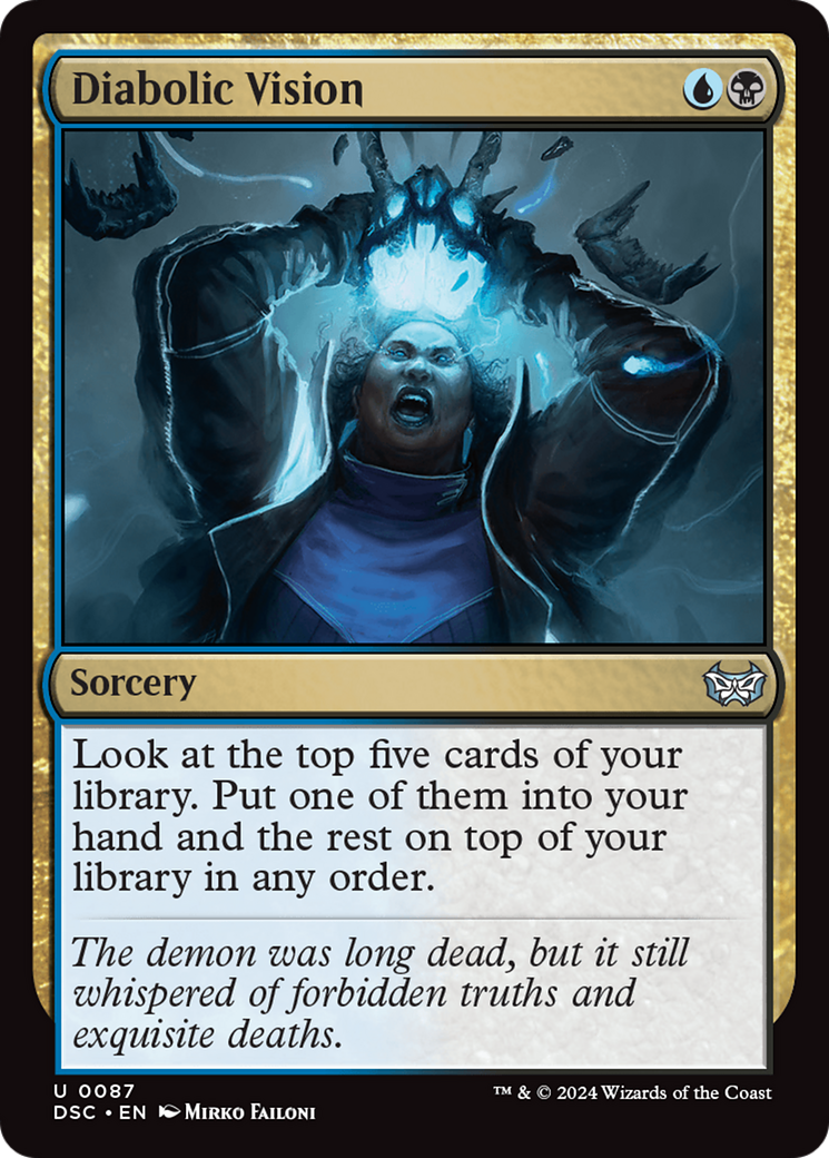 Diabolic Vision [Duskmourn: House of Horror Commander] | The CG Realm
