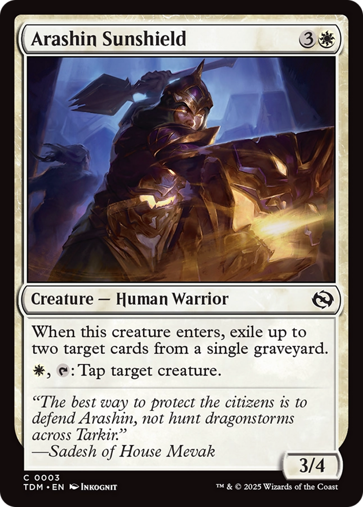 Arashin Sunshield [Tarkir: Dragonstorm] | The CG Realm