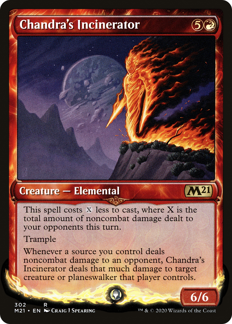 Chandra's Incinerator (Showcase) (M21-302) - Core Set 2021: (Showcase)