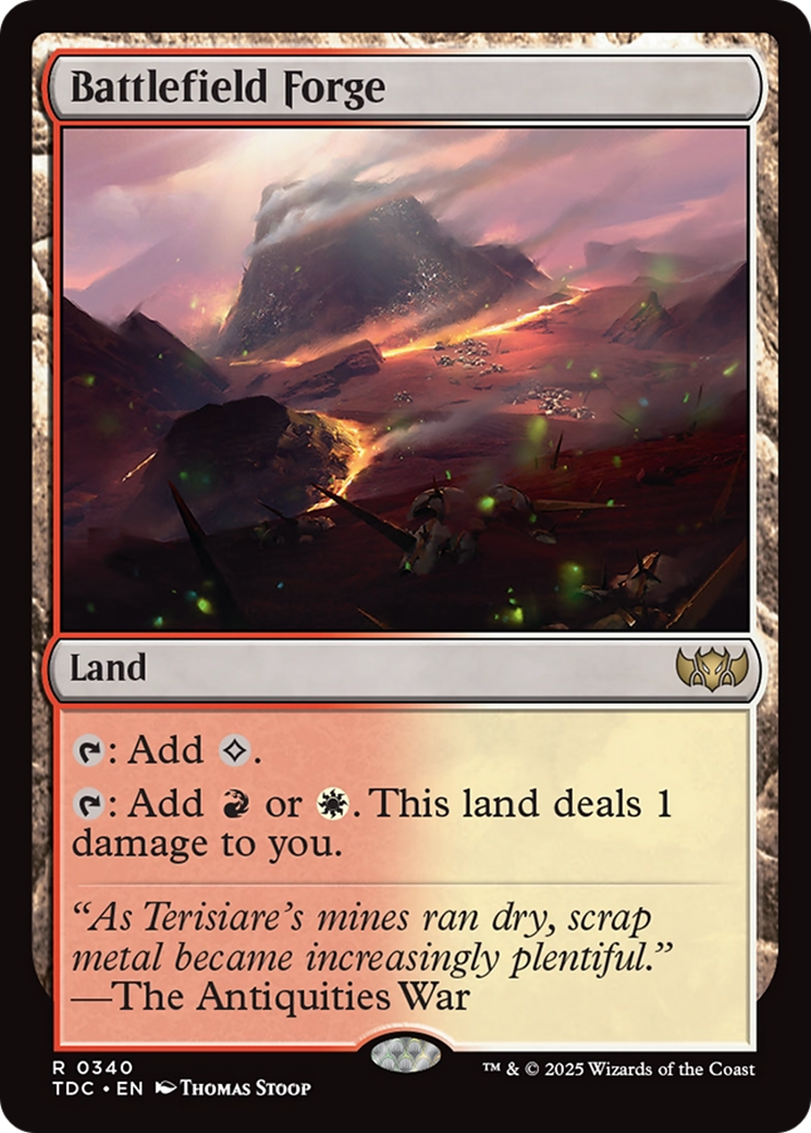 Battlefield Forge [Tarkir: Dragonstorm Commander] | The CG Realm