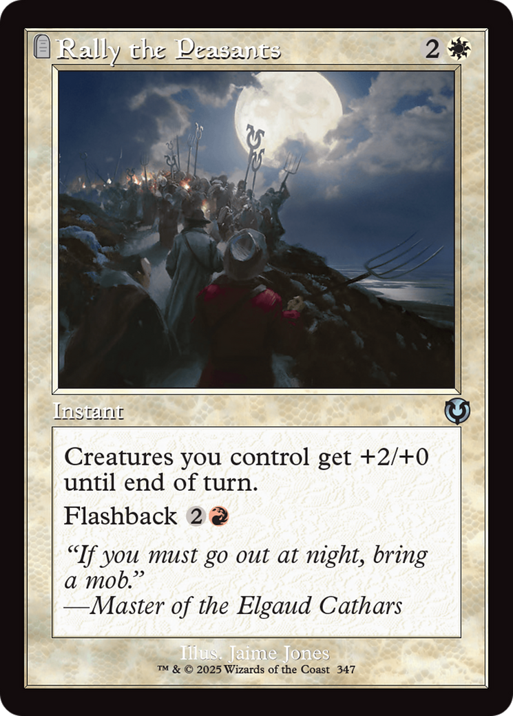 Rally the Peasants (Retro Frame) [Innistrad Remastered] | The CG Realm