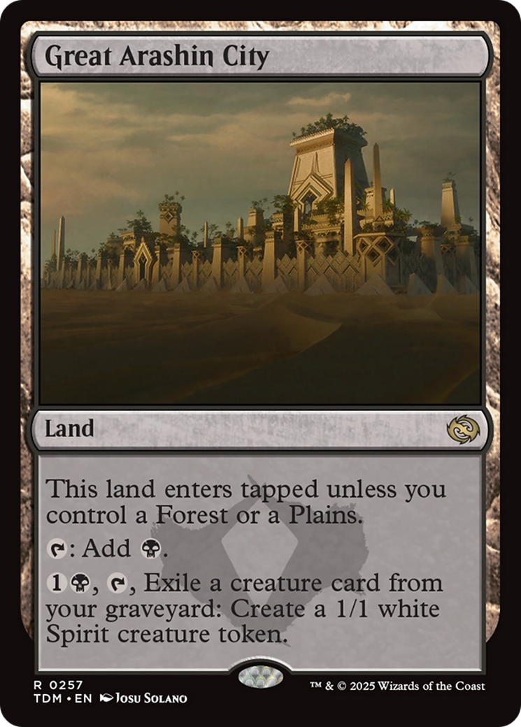 Great Arashin City [Tarkir: Dragonstorm] | The CG Realm