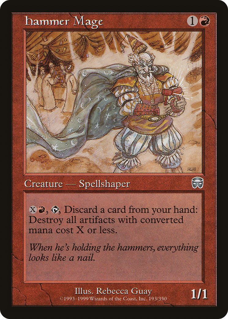 Hammer Mage (MMQ-193) - Mercadian Masques