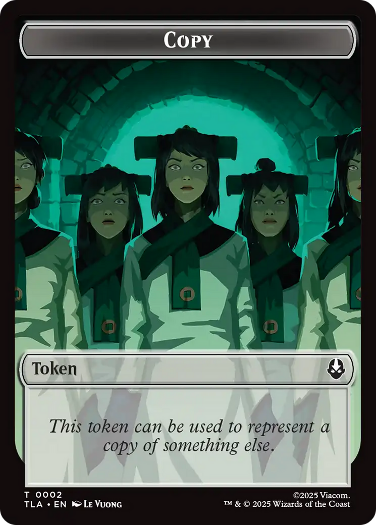 Copy (0002) // Soldier (0011) Double-Sided Token (TLA-2 // 11) - Avatar: The Last Airbender