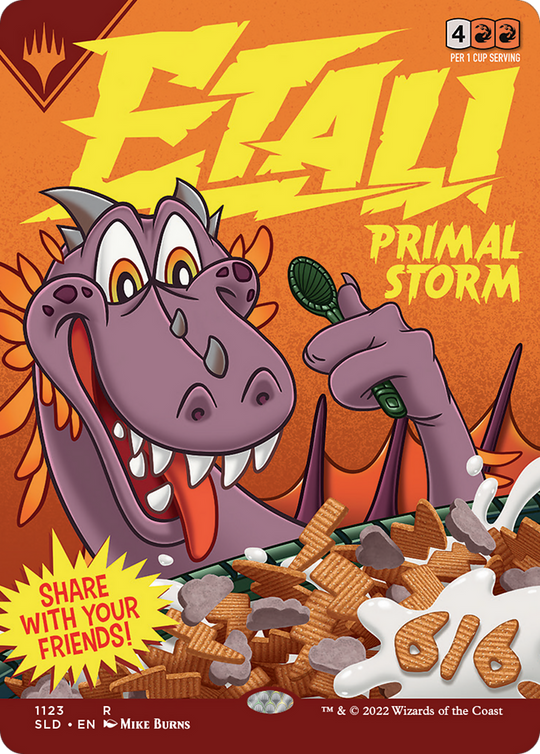 Etali, Primal Storm (SLD-1123) - Secret Lair Drop (Borderless)
