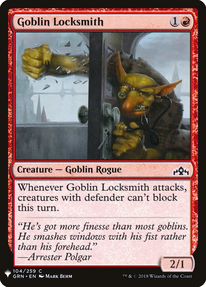 Goblin Locksmith [Mystery Booster] | The CG Realm