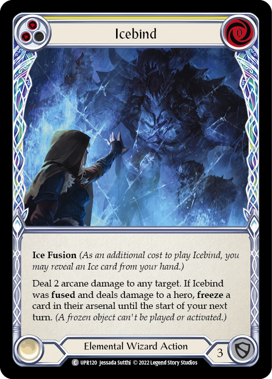Icebind (Yellow) [UPR120] (Uprising) | The CG Realm