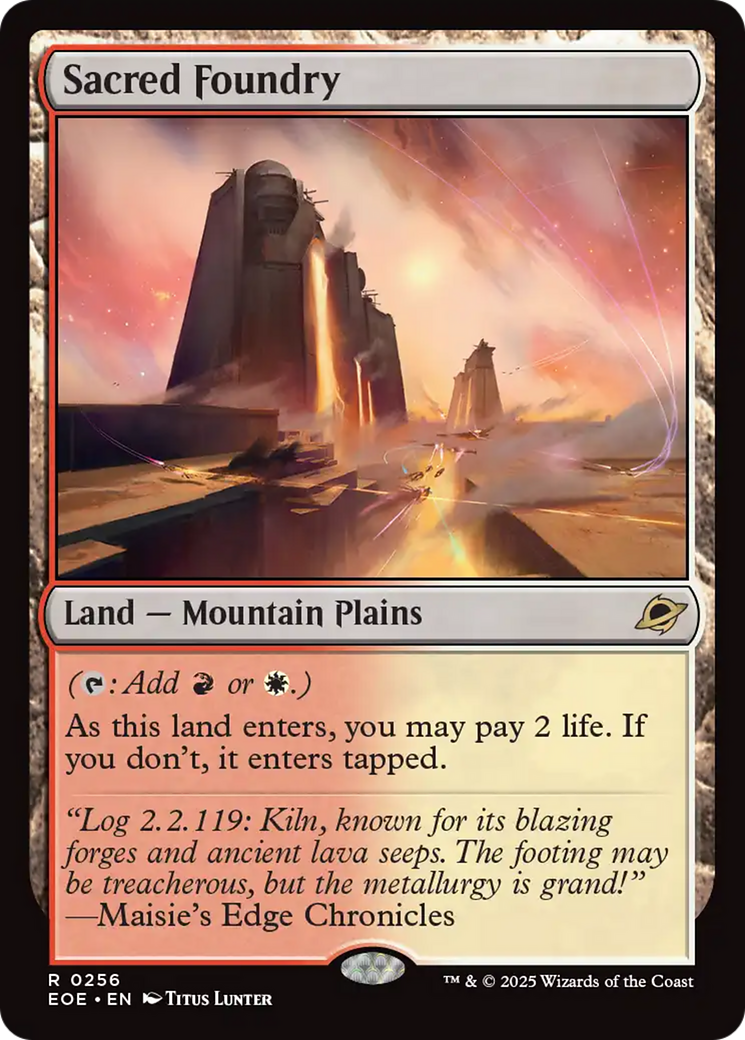 Sacred Foundry [Edge of Eternities] | The CG Realm