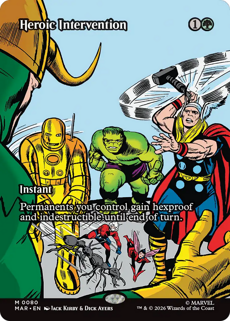 Heroic Intervention (0080) (Borderless) [Marvel Universe: Eternal-Legal] | The CG Realm