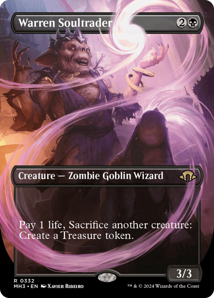 Warren Soultrader (Borderless) [Modern Horizons 3] | The CG Realm