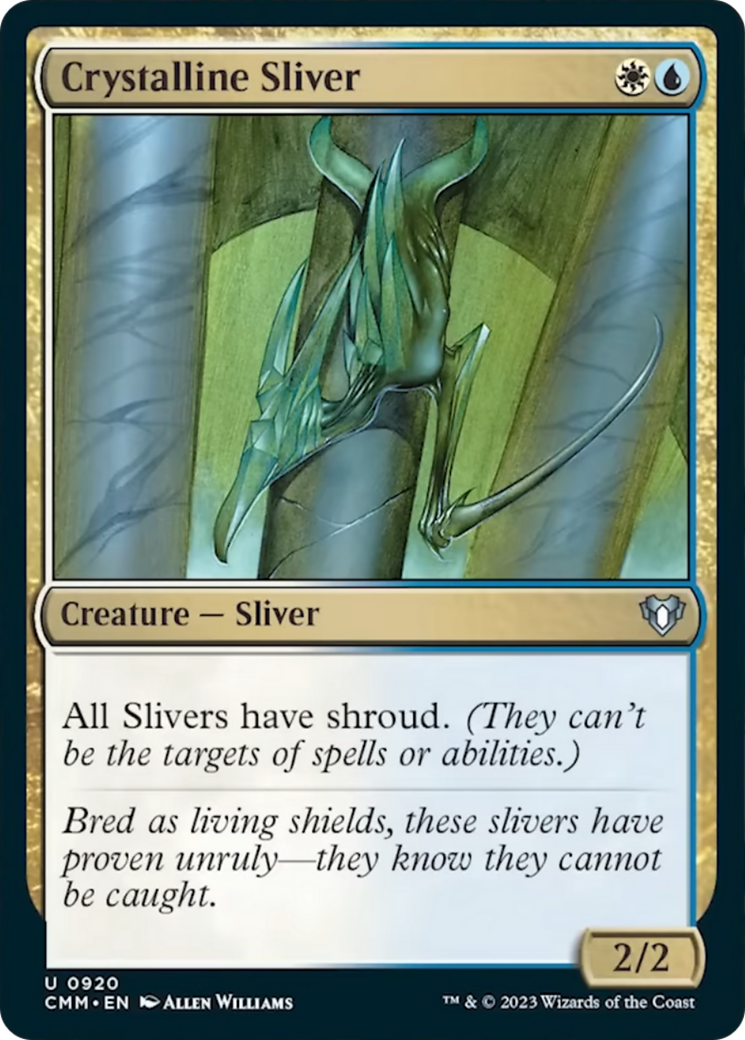Crystalline Sliver [Commander Masters] | The CG Realm