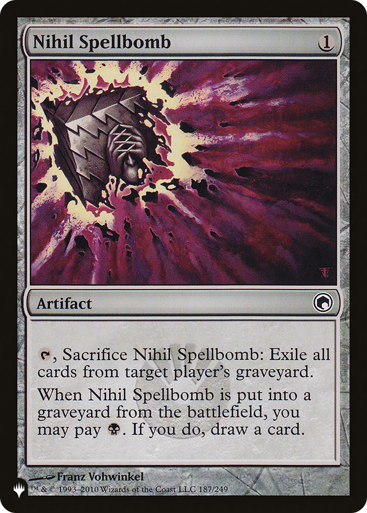 Nihil Spellbomb [The List] | The CG Realm