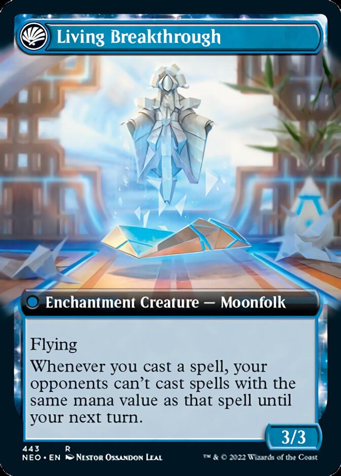 Inventive Iteration (Extended Art) (NEO-443) - Kamigawa: Neon Dynasty: (Extended Art, fandfc, enchantment)