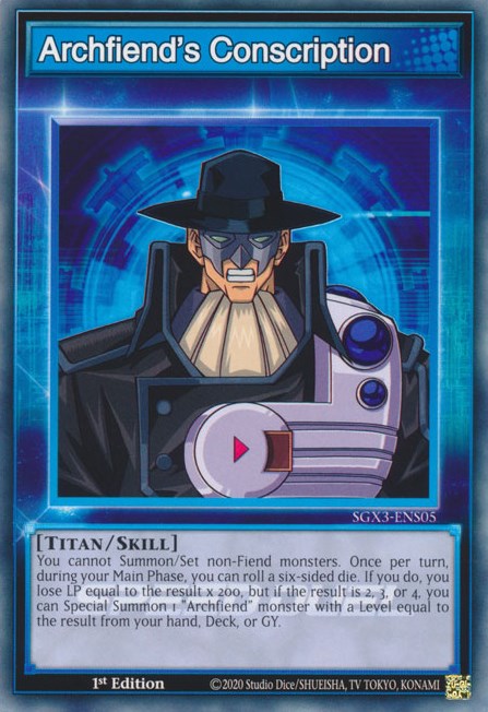 Archfiend's Conscription [SGX3-ENS05] Common | The CG Realm