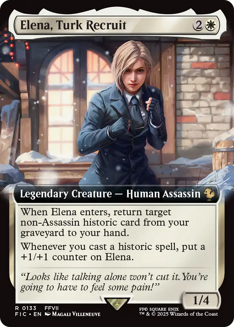 Elena, Turk Recruit (Extended Art) [FINAL FANTASY Commander] | The CG Realm