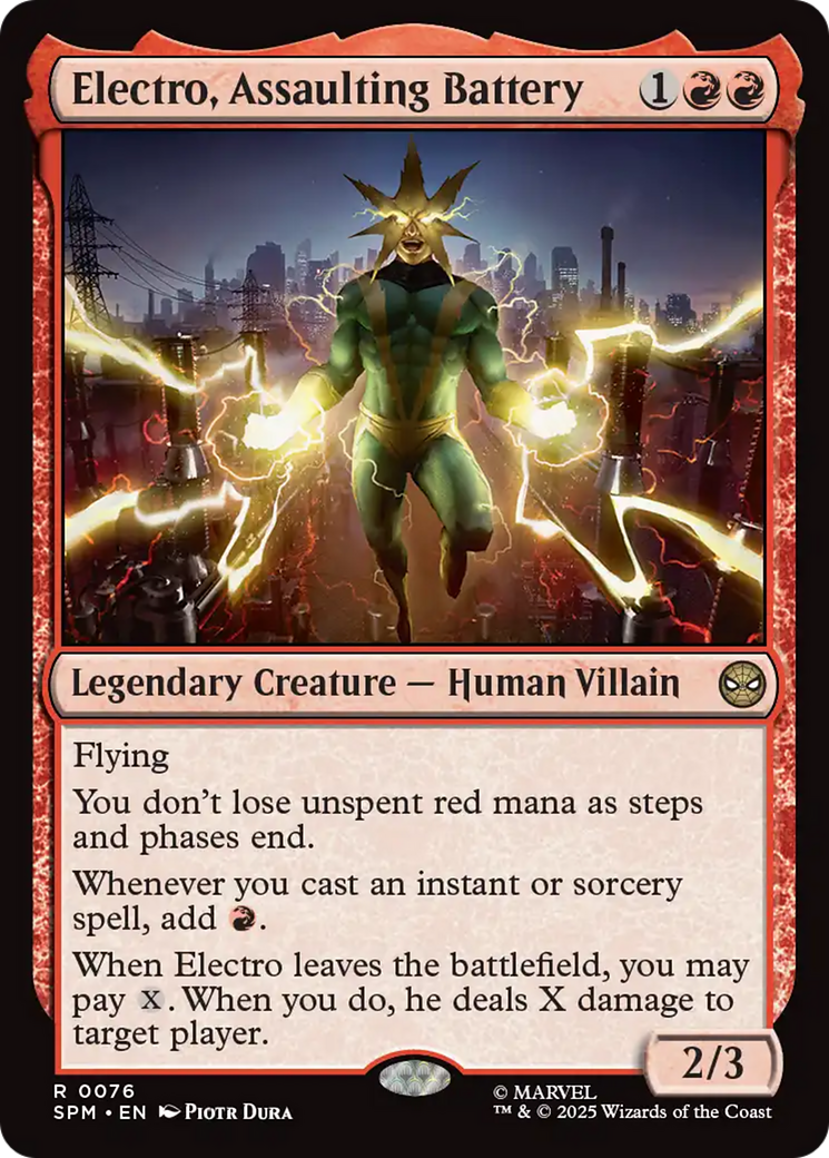 Electro, Assaulting Battery [Marvel's Spider-Man] | The CG Realm