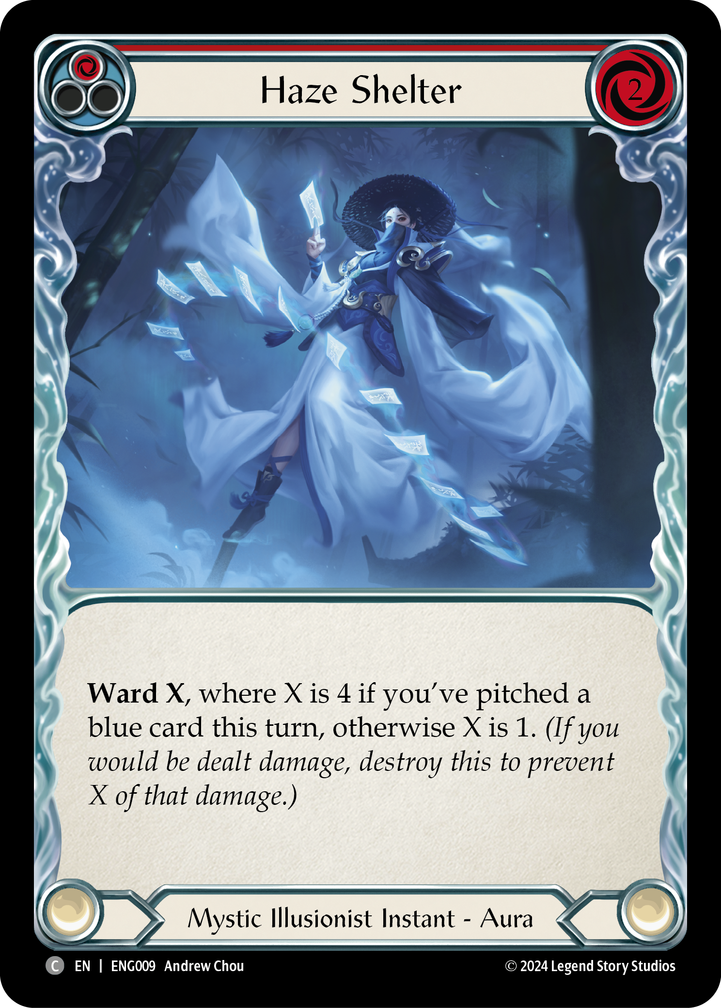 Haze Shelter [ENG009] (Part the Mistveil Enigma Blitz Deck) | The CG Realm