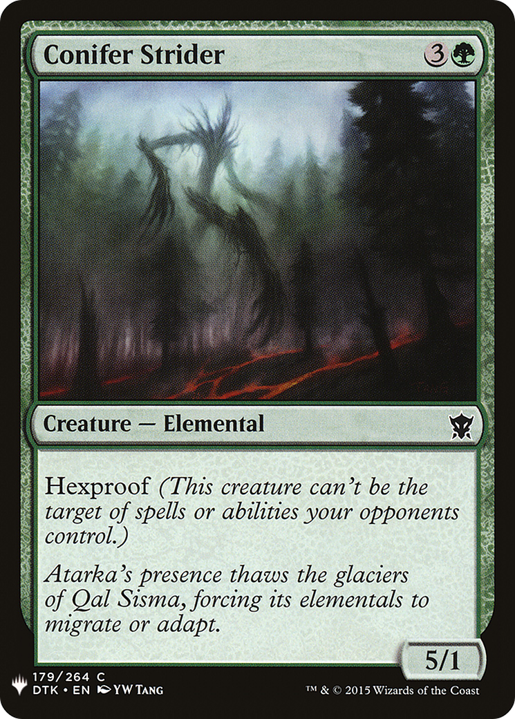 Conifer Strider (LIST-DTK-179) - The List