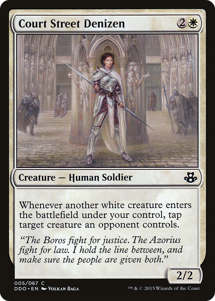 Court Street Denizen (DDO-005) - Duel Decks: Elspeth vs. Kiora