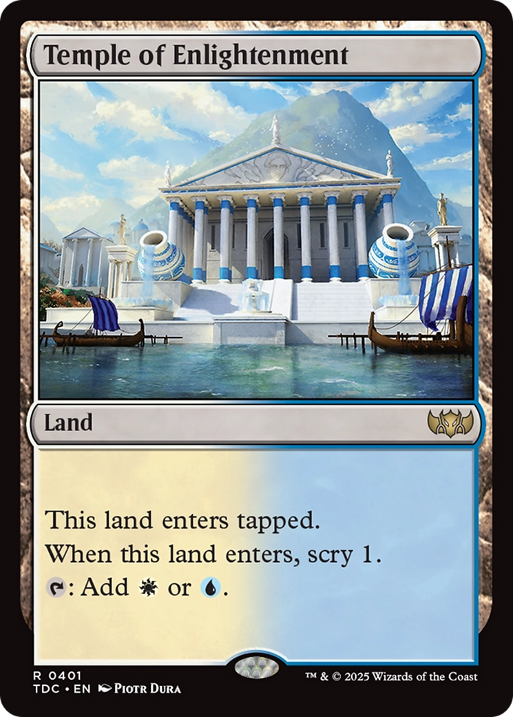 Temple of Enlightenment [Tarkir: Dragonstorm Commander] | The CG Realm