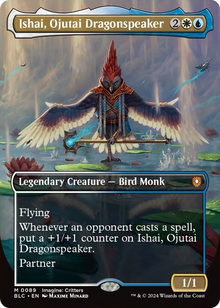 Ishai, Ojutai Dragonspeaker (Borderless) [Bloomburrow Commander] | The CG Realm