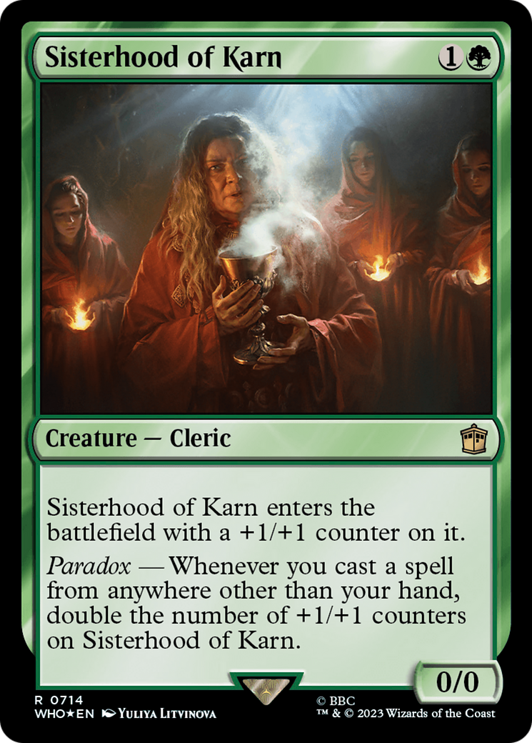 Sisterhood of Karn (Surge Foil) [Doctor Who] | The CG Realm