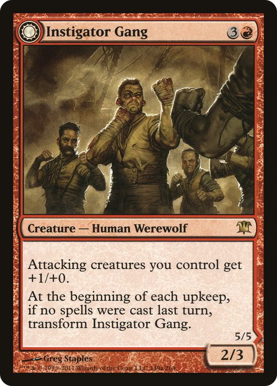 Instigator Gang (ISD-149) - Innistrad: (Double Faced Transform)