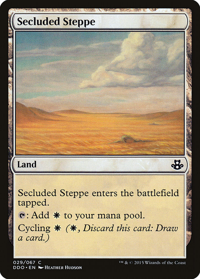 Secluded Steppe [Duel Decks: Elspeth vs. Kiora] | The CG Realm