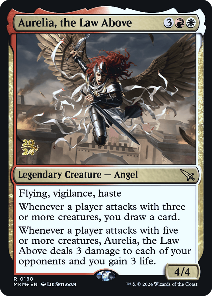 Aurelia, the Law Above [Murders at Karlov Manor Prerelease Promos] | The CG Realm